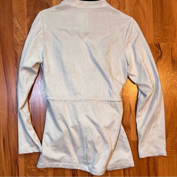 Thread & Supply faux suede Wrap Jacket cardigan excellent condition size small - Picture 2 of 6